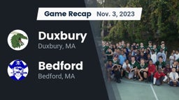Recap: Duxbury  vs. Bedford  2023