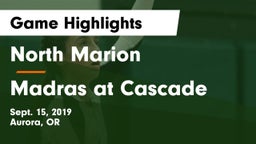 North Marion  vs Madras at Cascade  Game Highlights - Sept. 15, 2019