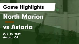 North Marion  vs vs Astoria Game Highlights - Oct. 13, 2019