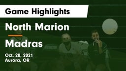 North Marion  vs Madras  Game Highlights - Oct. 20, 2021