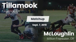Matchup: Tillamook vs. McLoughlin  2018