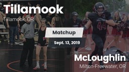 Matchup: Tillamook vs. McLoughlin  2019