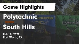 Polytechnic  vs South Hills  Game Highlights - Feb. 8, 2022
