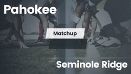 Matchup: Pahokee vs. Seminole Ridge  2016