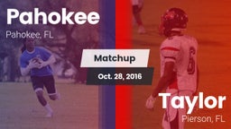 Matchup: Pahokee vs. Taylor  2016