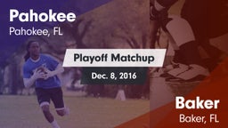 Matchup: Pahokee vs. Baker  2016