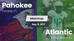 Matchup: Pahokee vs. Atlantic  2017