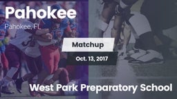 Matchup: Pahokee vs. West Park Preparatory School 2017