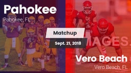 Matchup: Pahokee vs. Vero Beach  2018