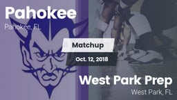 Matchup: Pahokee vs. West Park Prep 2018