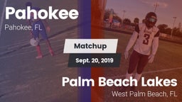 Matchup: Pahokee vs. Palm Beach Lakes  2019