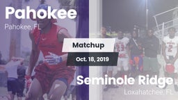 Matchup: Pahokee vs. Seminole Ridge  2019