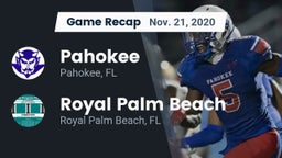 Recap: Pahokee  vs. Royal Palm Beach  2020