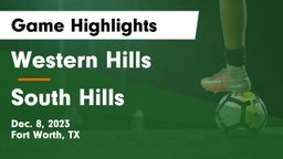 Western Hills  vs South Hills  Game Highlights - Dec. 8, 2023