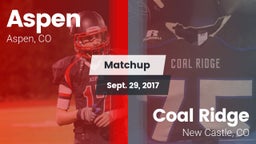 Matchup: Aspen vs. Coal Ridge  2017