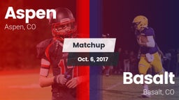 Matchup: Aspen vs. Basalt  2017