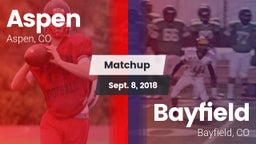 Matchup: Aspen vs. Bayfield  2018