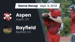 Recap: Aspen  vs. Bayfield  2018