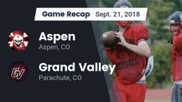 Recap: Aspen  vs. Grand Valley  2018