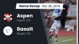 Recap: Aspen  vs. Basalt  2018