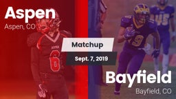 Matchup: Aspen vs. Bayfield  2019