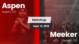 Matchup: Aspen vs. Meeker  2019