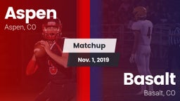 Matchup: Aspen vs. Basalt  2019