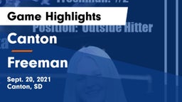 Canton  vs Freeman Game Highlights - Sept. 20, 2021