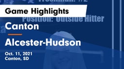 Canton  vs Alcester-Hudson  Game Highlights - Oct. 11, 2021