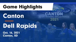 Canton  vs Dell Rapids  Game Highlights - Oct. 16, 2021