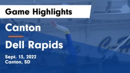 Canton  vs Dell Rapids  Game Highlights - Sept. 13, 2022