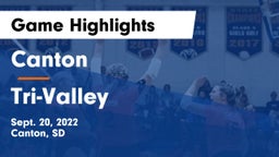 Canton  vs Tri-Valley  Game Highlights - Sept. 20, 2022