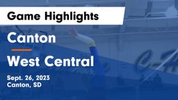 Canton  vs West Central Game Highlights - Sept. 26, 2023