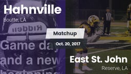 Matchup: Hahnville vs. East St. John  2017