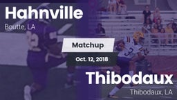 Matchup: Hahnville vs. Thibodaux  2018