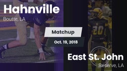 Matchup: Hahnville vs. East St. John  2018