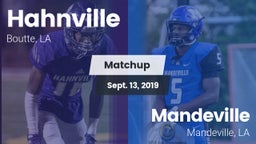 Matchup: Hahnville vs. Mandeville  2019