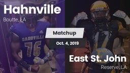 Matchup: Hahnville vs. East St. John  2019