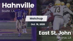 Matchup: Hahnville vs. East St. John  2020