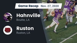 Recap: Hahnville  vs. Ruston  2020