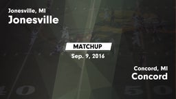 Matchup: Jonesville vs. Concord  2016