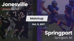 Matchup: Jonesville vs. Springport  2017