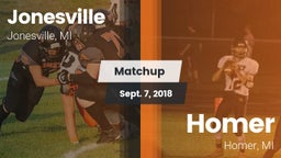 Matchup: Jonesville vs. Homer  2018