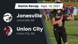 Recap: Jonesville  vs. Union City  2021
