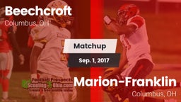 Matchup: Beechcroft vs. Marion-Franklin  2017