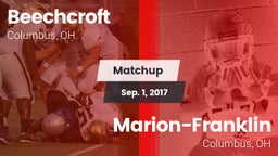 Matchup: Beechcroft vs. Marion-Franklin  2016