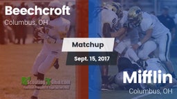 Matchup: Beechcroft vs. Mifflin  2017