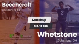 Matchup: Beechcroft vs. Whetstone  2017
