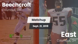 Matchup: Beechcroft vs. East  2018