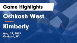 Oshkosh West  vs Kimberly  Game Highlights - Aug. 29, 2019